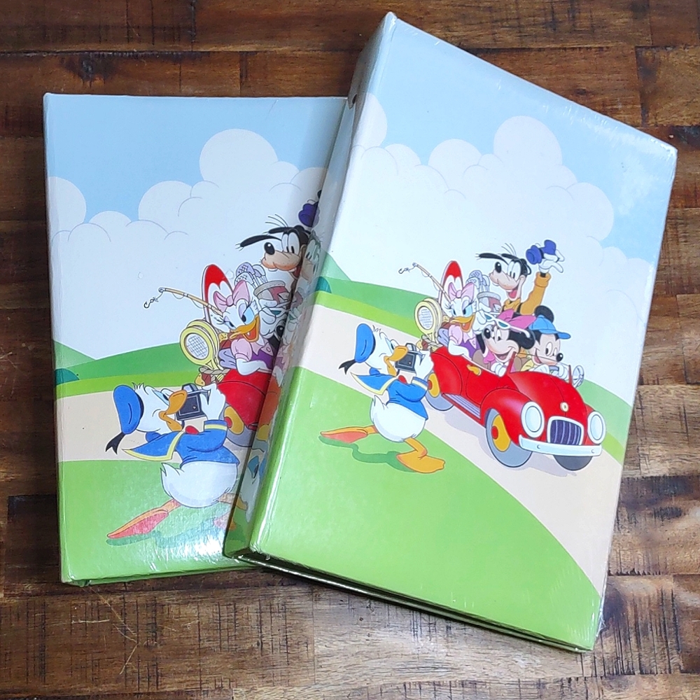Mickey Mouse Photo Albums (2) Group Car 1989